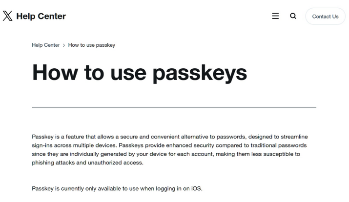 海丰苹果维修店铺分享iOS用户如何通过通行密钥(Passkey)登录 