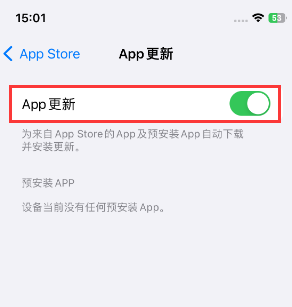 海丰苹果15维修中心如何让iPhone15APP自动更新